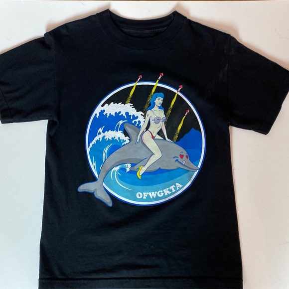 ⭐️HP⭐️ GOLF WANG OFWGKTA Jasper Dolphin Sexy Lady ODD FUTURE WOLF GANG Tee SMALL - Picture 6 of 6